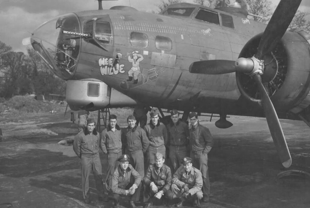 The Boeing B17 "Wee Willie" Has Its Left Wing Blown Off By Flak Over ...