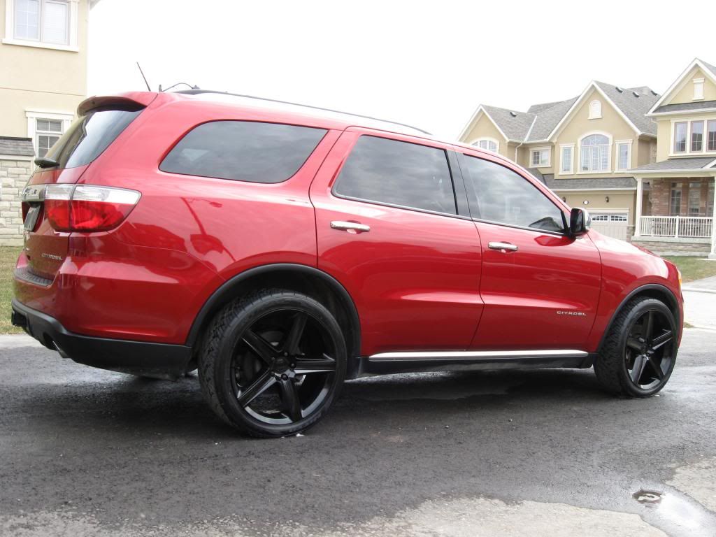 Jeep SRT rims on the Durango