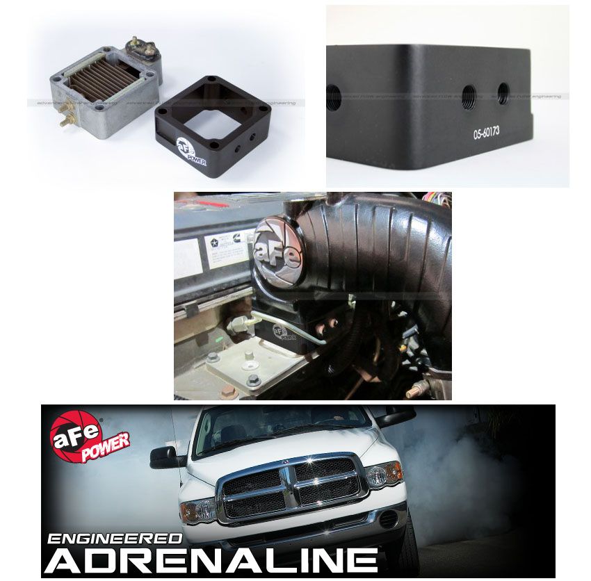 aFe Grid Heater Delete Spacer Adapter Dodge Ram 2500 3500 Diesel 98.5