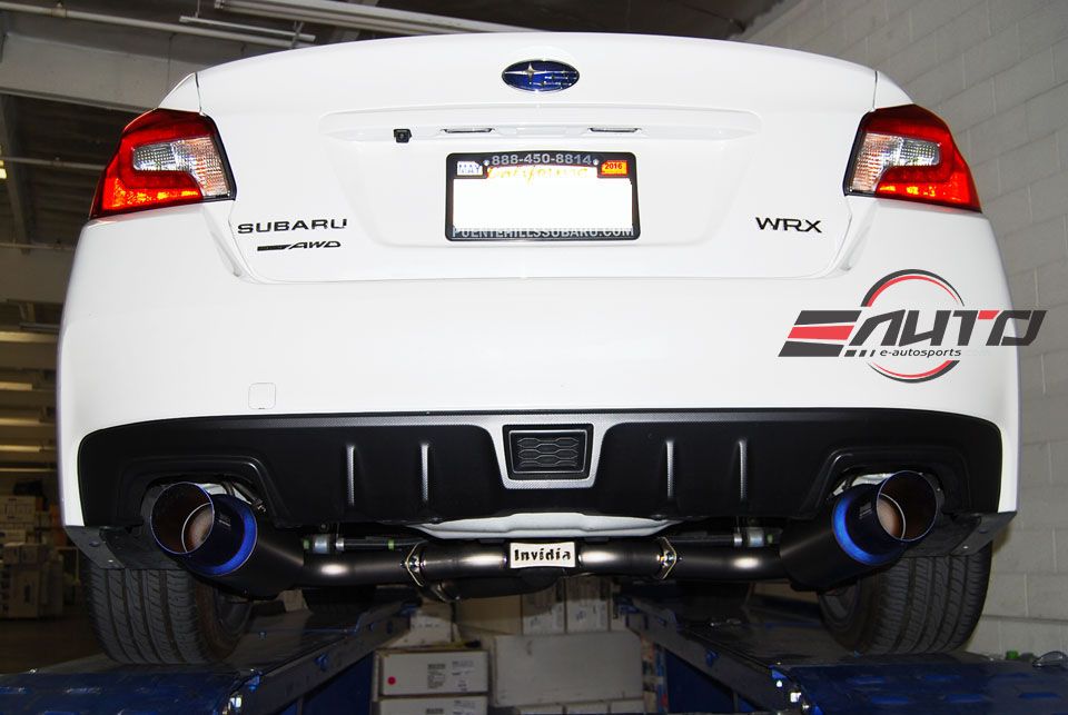 INVIDIA N1 101mm Dual Tip Full Titanium Catback Exhaust for WRX STI 08