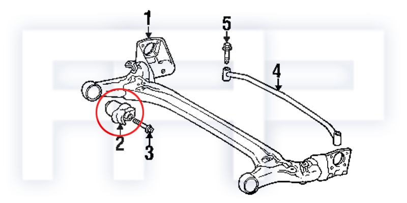 toyota matrix rear axle #4