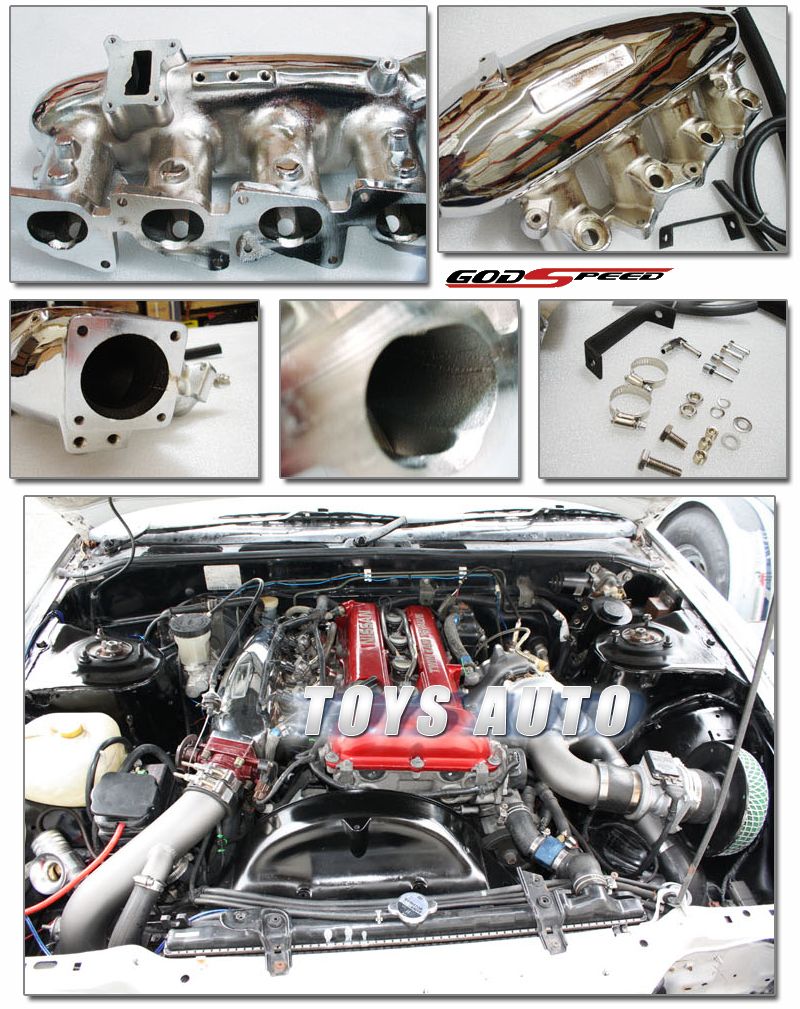 Rev9 Aluminum Intake Manifold for SR20det SR20 180sx 240sx S13 Silvia