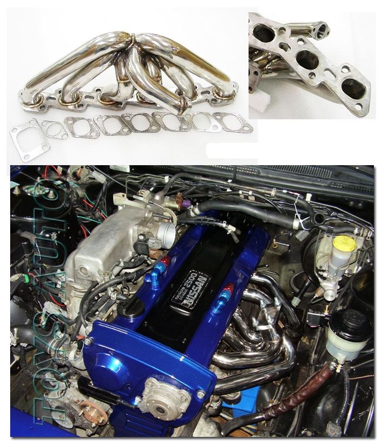 Rev9 Stainless Top Mount T3 Turbo Manifold for RB25 RB25det R32 R33 S13