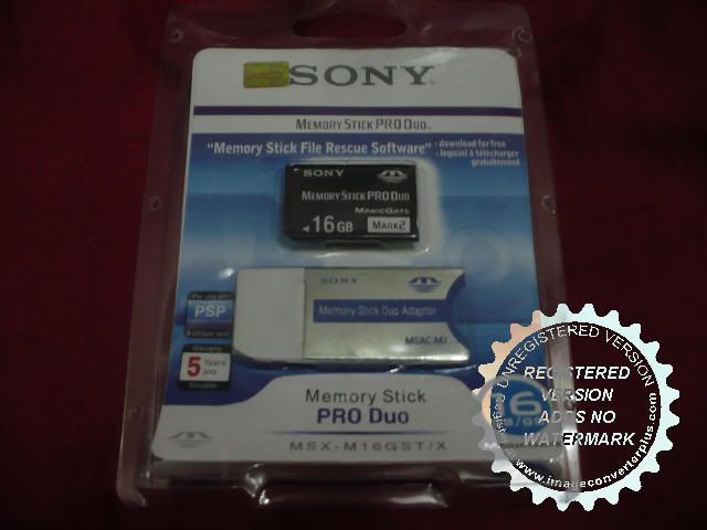 Psp Sony Memory Stick Pro Duo 16Gb