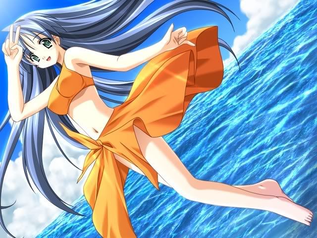 animeswimsuitfav1038.jpg Anime girl at beach image by AnimeLover99919