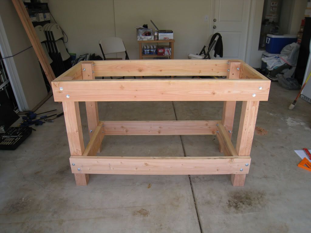 Garage Wood Workbench Ideas
