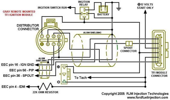 Ford Remote TFI To Holley EFI Wiring Help