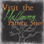 Halloween Pattern Button