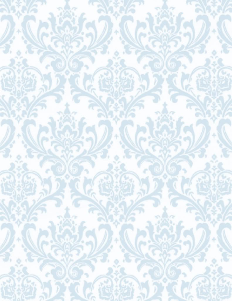 Blue Damask Background