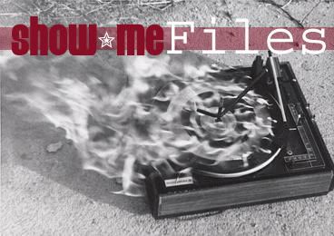 Burning turntable