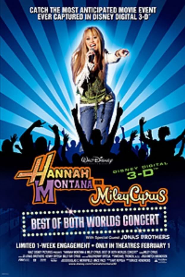 Hannah Montana 3D concert movie poster Pictures, Images and Photos
