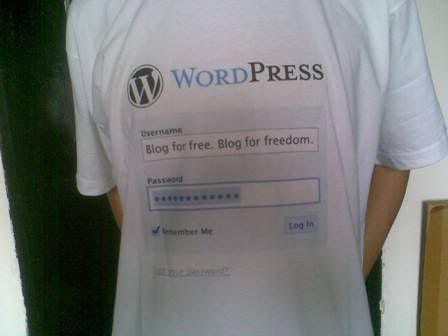 Wordpress t-shirt