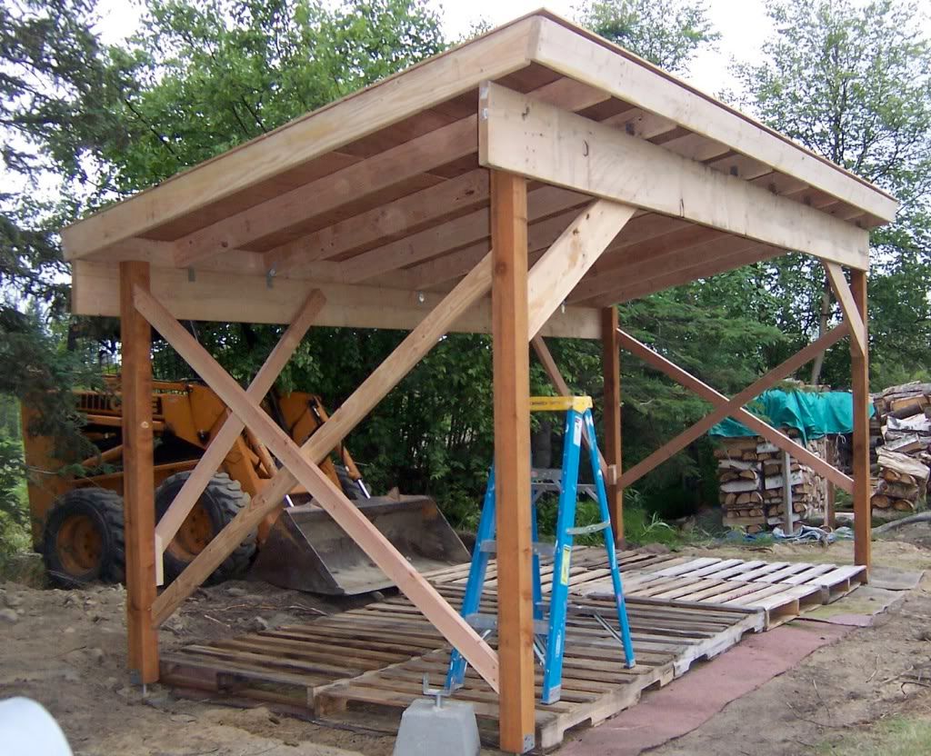 Wood Shed Roof