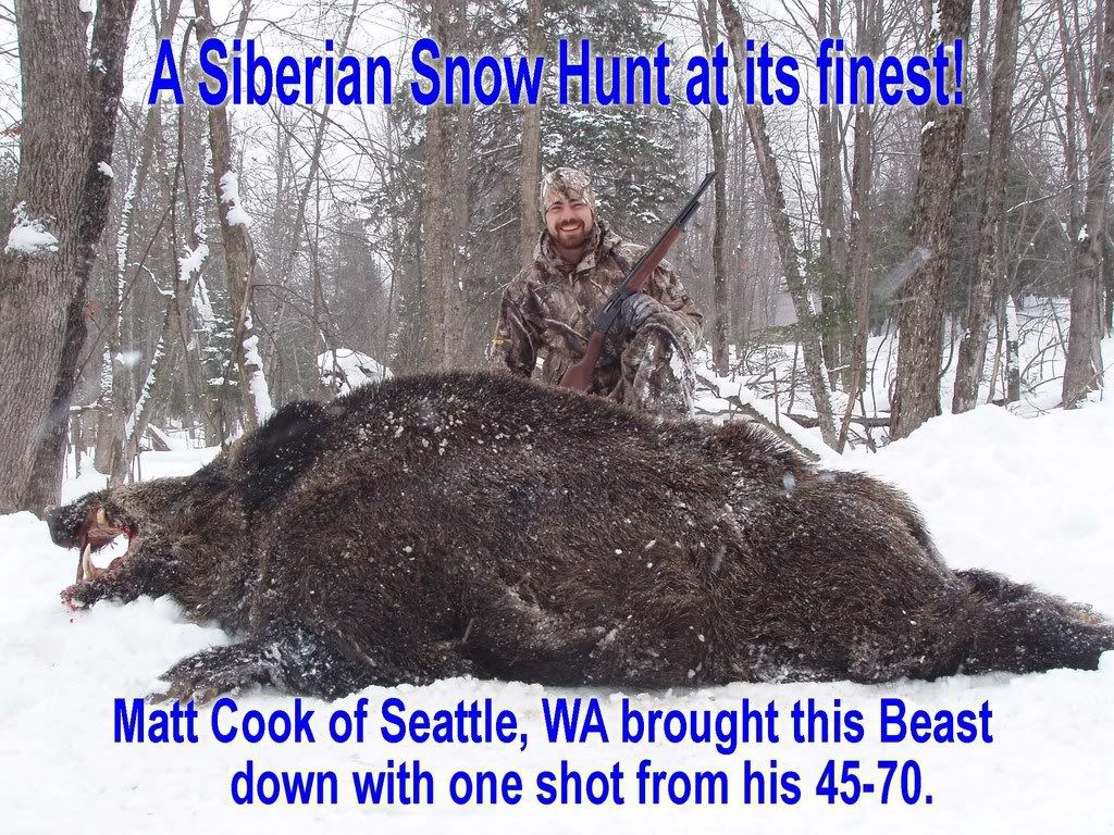 Russian Boar Hunting at it's Finest Russian Boar Hunting