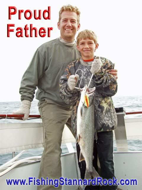 Proudfather Fishing the Rock   Click Below for Much More...