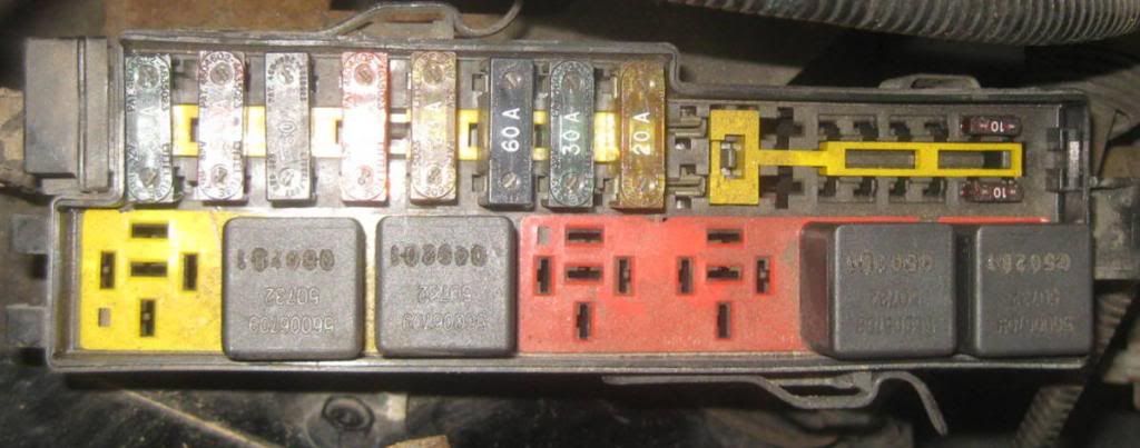 '92 YJ Fuse and distribution box - JeepForum.com