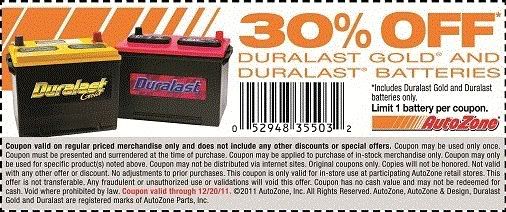 autozone coupons