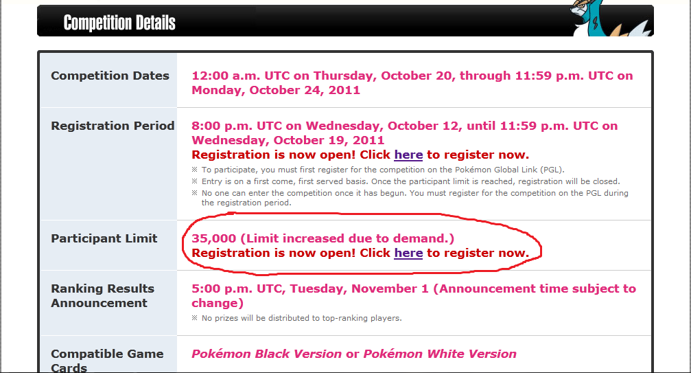 [PokeCommunity.com] Gamefreak has a Tournament on Wifi (now over!)