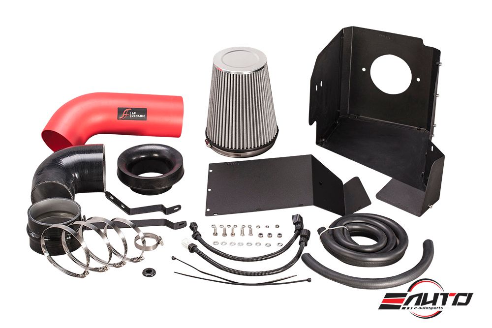 Heat Shield for 10-15 Chevy Camaro SS 6.2L V8 AFD Air Filter intake *Red Pipe*
