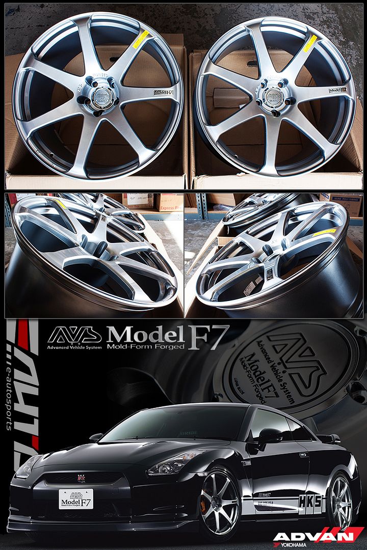 Advan AVS F7 Wheel Rim 20 20x10 20x11 Skyline GTR R35 350Z 370Z G35