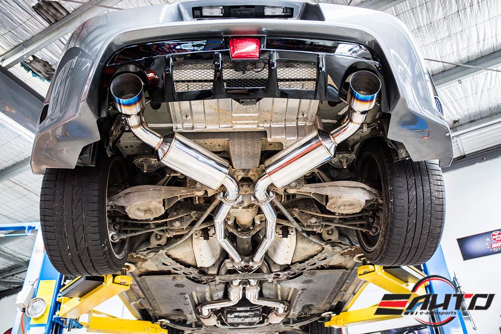 INVIDIA GT N1 101mm Dual Titanium Tip Catback Exhaust for Nissan 370z