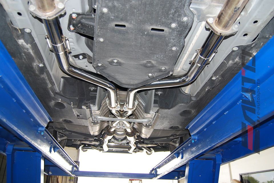 INVIDIA GEMINI 110mm Roll Titanium Tip Catback Exhaust for Q50 3.0t 3