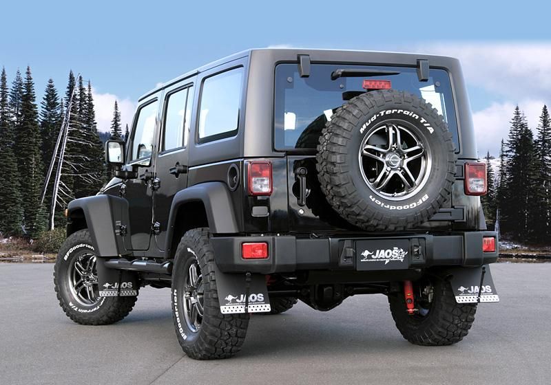 Details About Jaos Front Rear Mud Guard3 Guard Flap Jeep Wrangler 07 17 2 4door Black