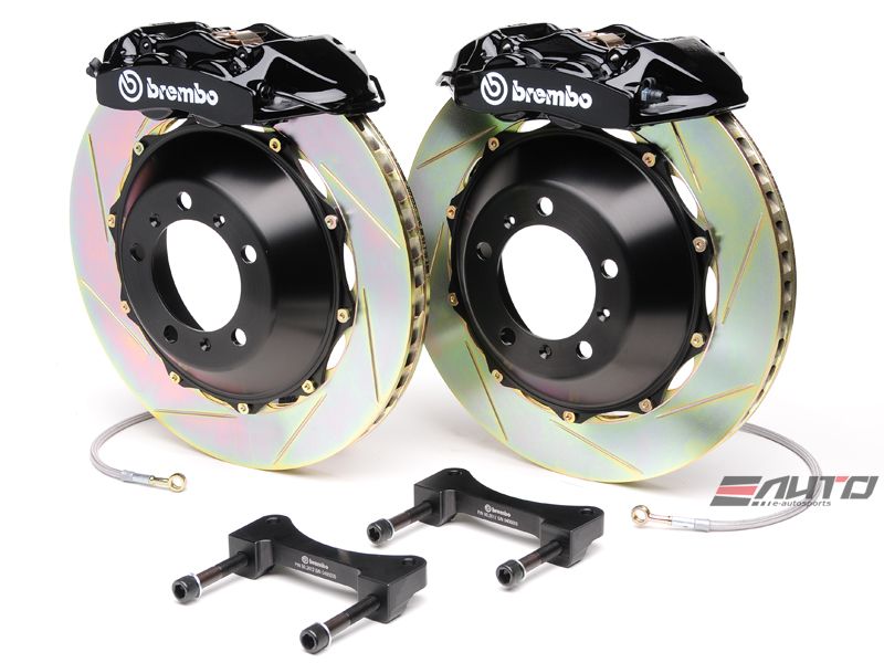 Brembo Rear GT Brake 4Pot Caliper Black 328x28 Slot Lancer EVO