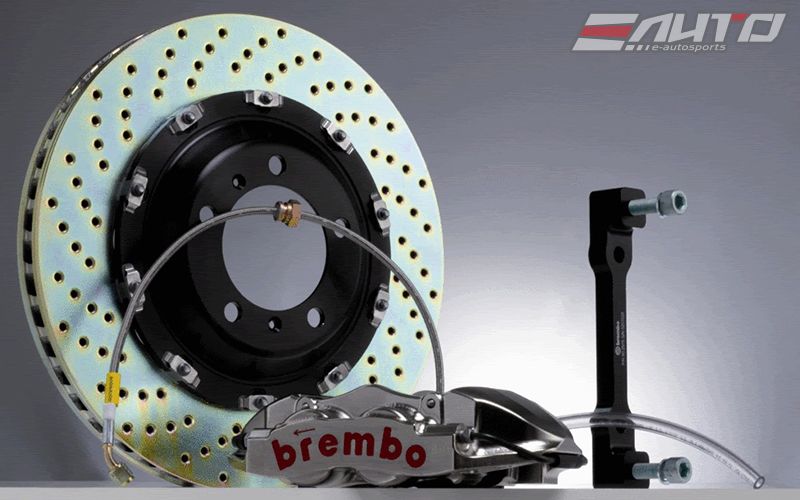 Brembo Front GT BBK Big Brake Kit 6POT 355x32 Drill G35 350Z Fairlday 