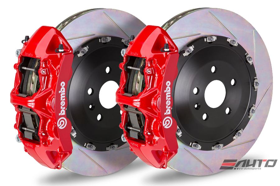 Brembo Front Gt Brake Pot Caliper Red X Slot Disc Bmw E F X