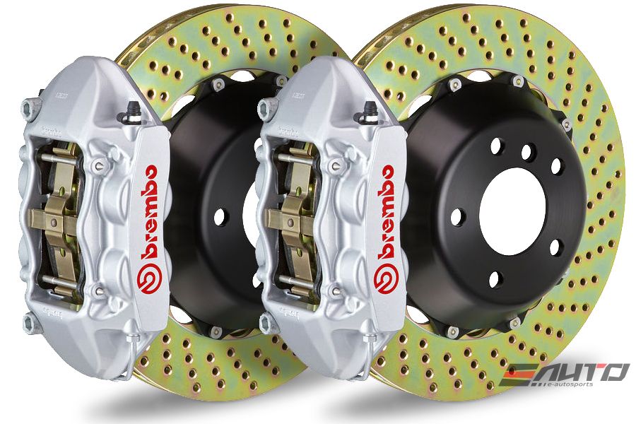 Brembo Rear GT Big Brake 4Pot Caliper Silver 345x28 Drill Disc for FRS