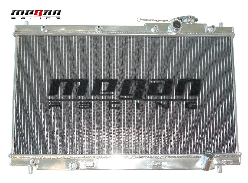 Megan 2 Row Aluminum Radiator Civic 01 05 D17 D17A1 D17A6 Manual