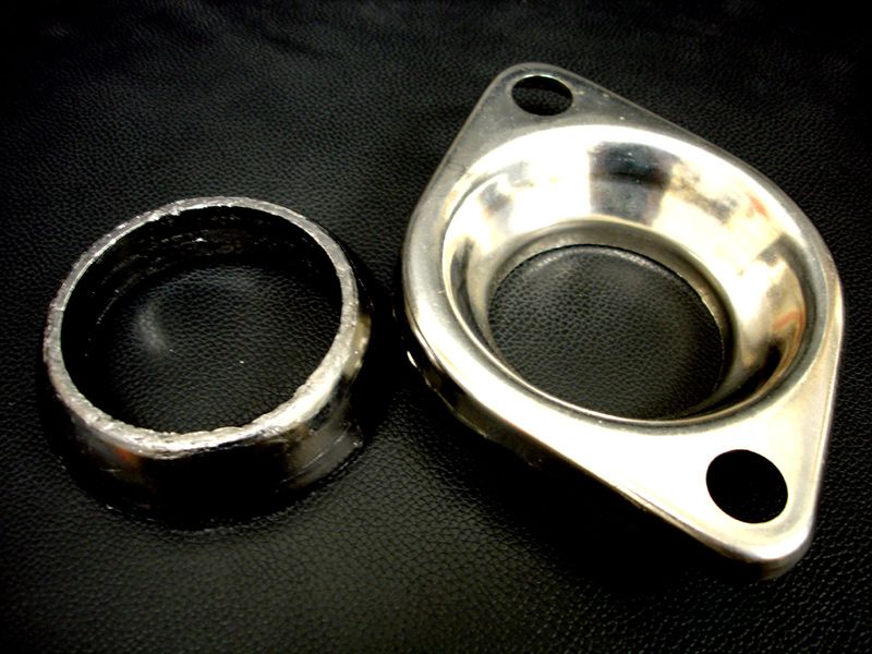 Megan 2.5' Stainless Steel 2 Bolt Donut Gasket Flange Adapter eBay