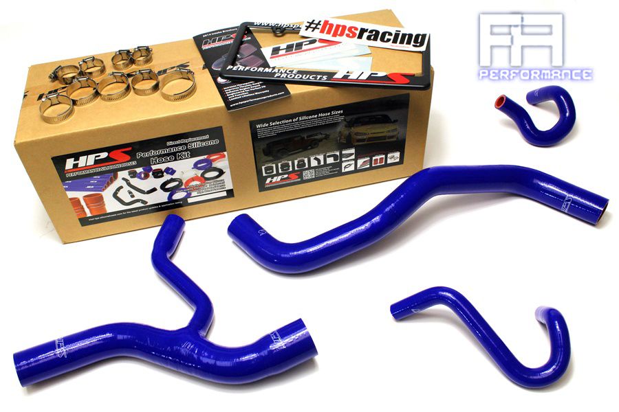 Silicone Radiator Hose Kit for Ford Mustang GT 57-1012-RED HPS