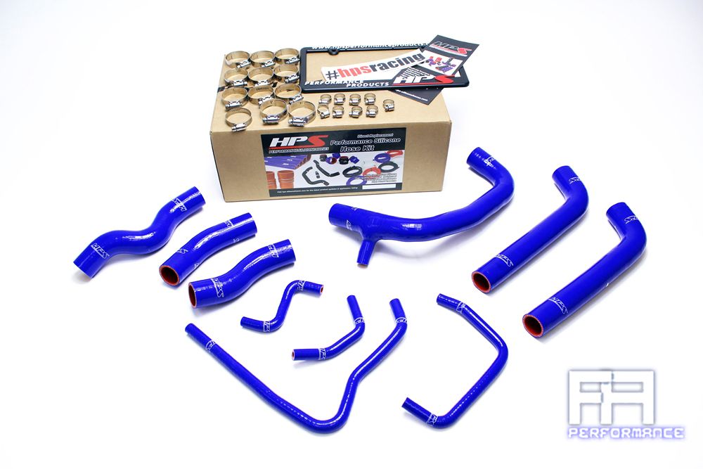 HPS Silicone Heater Coolant Hose Kit For Toyota 00-05 MRS MR2 Spyder 1.8L Black