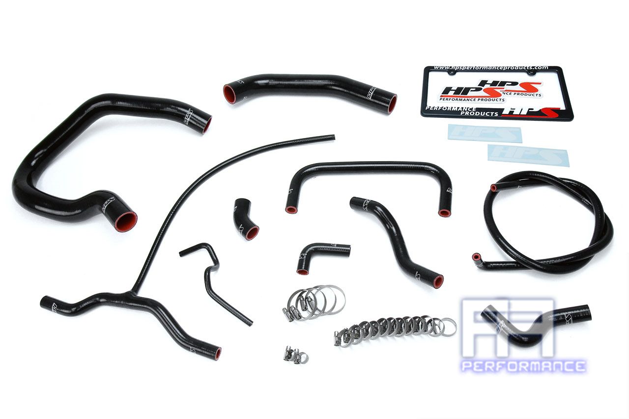 HPS Reinforce Silicone Radiator + Heater Hose For Ford 0411 Ranger 4.0