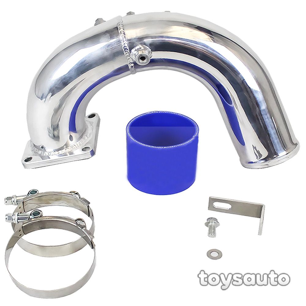 CXR 3/" Cold Air Intake Charge Pipe For 03-07 Dodge Ram Cummins 5.9L Diesel Black