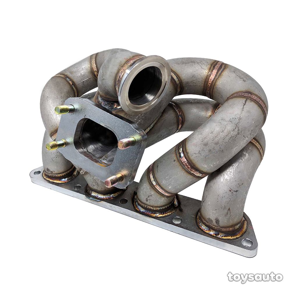 Rev9 HP Ram Horn Equal Length T3 Turbo Manifold AC for Civic CRX