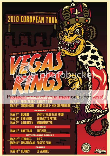 Vegas,Kings,Europe,2010,Tour,Garage,Rock,gigs,Germany,France,Netherlands,Belgium