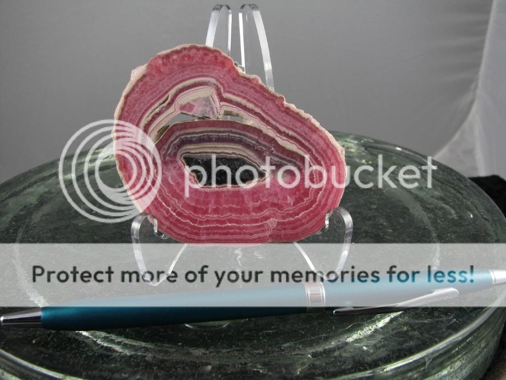 Rhodochrosite Stalactite Slice Argentina 70mm #205  